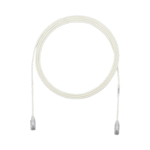 Cable de Parcheo TX6, UTP Cat6, Diámetro Reducido (28AWG), Color Gris, 7ft