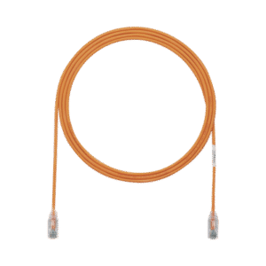 Cable de Parcheo TX6, UTP Cat6, Diámetro Reducido (28AWG), Color Naranja, 7ft