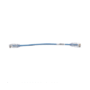 Cable de Parcheo TX6, UTP Cat6, Diámetro Reducido (28AWG), Color Azul, 8in (20.2cm)
