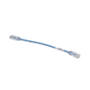 Cable de Parcheo TX6, UTP Cat6, Diámetro Reducido (28AWG), Color Azul, 8in (20.2cm)