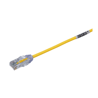 Cable de Parcheo TX6, UTP Cat6, Diámetro Reducido (28AWG), Color Amarillo, 8in (20.2cm) Cable de Parcheo TX6, UTP Cat6, Diámetro Reducido (28AWG), Color Amarillo, 8in (20.2cm)