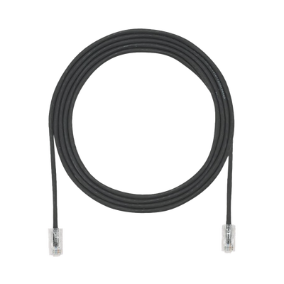 Cable de Parcheo UTP Cat6A, CM/LSZH, Diámetro Reducido (28AWG), Color Negro, 12ft Cable de Parcheo UTP Cat6A, CM/LSZH, Diámetro Reducido (28AWG), Color Negro, 12ft