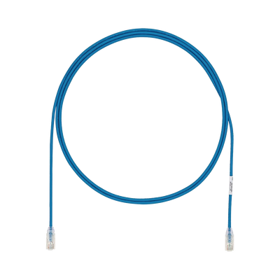 Cable de Parcheo UTP Cat6A, CM/LSZH, Diámetro Reducido (28AWG), Color Azul, 17 Metros
