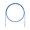 Cable de Parcheo UTP Cat6A, CM/LSZH, Diámetro Reducido (28AWG), Color Azul, 26 ft