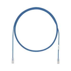 Cable de Parcheo UTP Cat6A, CM/LSZH, Diámetro Reducido (28AWG), Color Azul, 26 ft Cable de Parcheo UTP Cat6A, CM/LSZH, Diámetro Reducido (28AWG), Color Azul, 26 ft