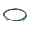 Cable de Parcheo UTP Cat6A, CM/LSZH, Diámetro Reducido (28AWG), Color Verde, 3 ft