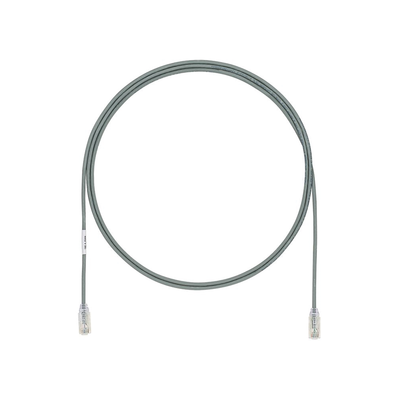 Cable de Parcheo UTP Cat6A, CM/LSZH, Diámetro Reducido (28AWG), Color Gris, 3ft Cable de Parcheo UTP Cat6A, CM/LSZH, Diámetro Reducido (28AWG), Color Gris, 3ft