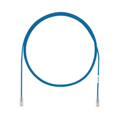 Cable de Parcheo UTP Cat6A, CM/LSZH, Diámetro Reducido (28AWG), Color Azul, 50ft Cable de Parcheo UTP Cat6A, CM/LSZH, Diámetro Reducido (28AWG), Color Azul, 50ft
