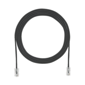Cable de Parcheo UTP Cat6A, CM/LSZH, Diámetro Reducido (28AWG), Color Negro, 5ft