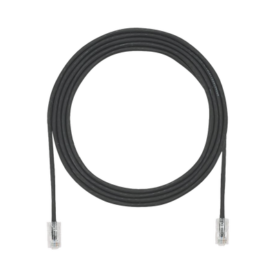 Cable de Parcheo UTP Cat6A, CM/LSZH, Diámetro Reducido (28AWG), Color Negro, 5ft Cable de Parcheo UTP Cat6A, CM/LSZH, Diámetro Reducido (28AWG), Color Negro, 5ft