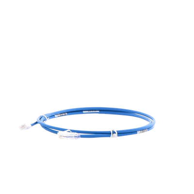 Cable de Parcheo UTP Cat6A, CM/LSZH, Diámetro Reducido (28AWG), Color Azul, 5ft Cable de Parcheo UTP Cat6A, CM/LSZH, Diámetro Reducido (28AWG), Color Azul, 5ft