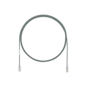 Cable de Parcheo UTP Cat6A, CM/LSZH, Diámetro Reducido (28AWG), Color Gris, 5ft