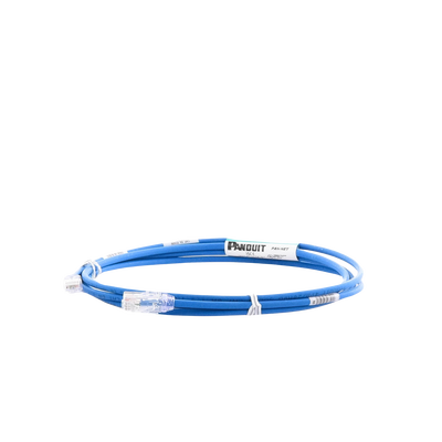 Cable de Parcheo UTP Cat6A, CM/LSZH, Diámetro Reducido (28AWG), Color Azul, 7ft Cable de Parcheo UTP Cat6A, CM/LSZH, Diámetro Reducido (28AWG), Color Azul, 7ft