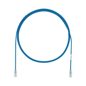 Cable de Parcheo UTP Cat6A, CM/LSZH, Diámetro Reducido (28AWG), Color Azul, 8ft