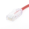 Cable de Parcheo UTP, Cat6A, Diámetro Reducido (28 AWG), CM/LSZH, Color Rojo, 8in (20.3cm) Cable de Parcheo UTP, Cat6A, Diámetro Reducido (28 AWG), CM/LSZH, Color Rojo, 8in (20.3cm)