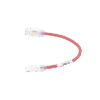 Cable de Parcheo UTP, Cat6A, Diámetro Reducido (28 AWG), CM/LSZH, Color Rojo, 8in (20.3cm) Cable de Parcheo UTP, Cat6A, Diámetro Reducido (28 AWG), CM/LSZH, Color Rojo, 8in (20.3cm)