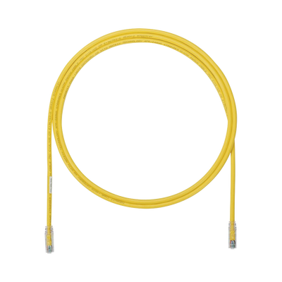 Cable de Parcheo UTP, Cat6A, 24 AWG, CM, Color Amarillo, 5ft