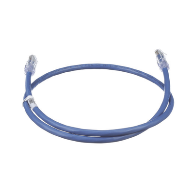 Cable de Parcheo UTP, Cat6A, 24 AWG, CM, Color Azul, 1ft Cable de Parcheo UTP, Cat6A, 24 AWG, CM, Color Azul, 1ft