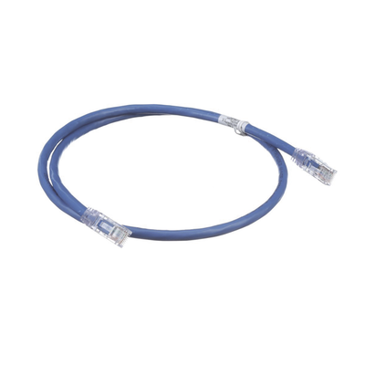 Cable de Parcheo UTP, Cat6A, 24 AWG, CM, Color Azul, 1ft Cable de Parcheo UTP, Cat6A, 24 AWG, CM, Color Azul, 1ft