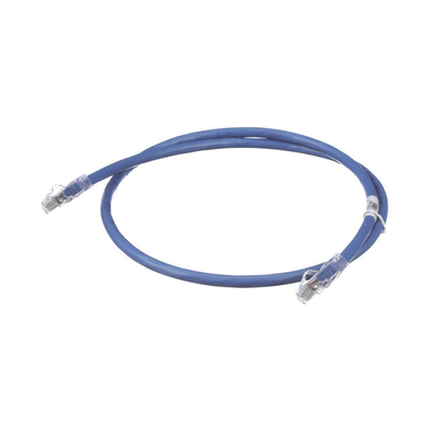Cable de Parcheo UTP, Cat6A, 24 AWG, CM, Color Azul, 1ft Cable de Parcheo UTP, Cat6A, 24 AWG, CM, Color Azul, 1ft