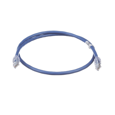 Cable de Parcheo UTP, Cat6A, 24 AWG, CM, Color Azul, 1ft Cable de Parcheo UTP, Cat6A, 24 AWG, CM, Color Azul, 1ft