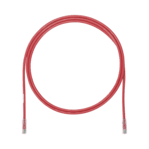 Cable de Parcheo UTP, Cat6A, 24 AWG, CM, Color Rojo, 3ft