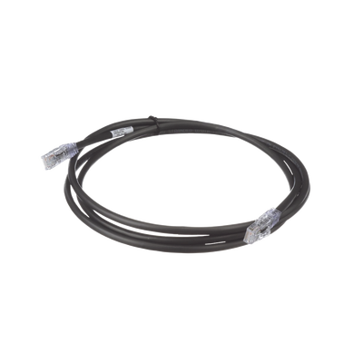 Cable de Parcheo UTP, Cat6A, 24 AWG, CM, Color Negro, 5ft