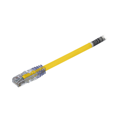Cable de Parcheo UTP, Cat6A, 24 AWG, CM, Color Amarillo, 7ft