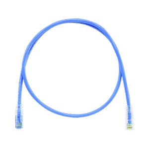 Cable de Parcheo TX6 Llaveado Azul, UTP Cat6, 24 AWG, CM, Color Azul, 7ft