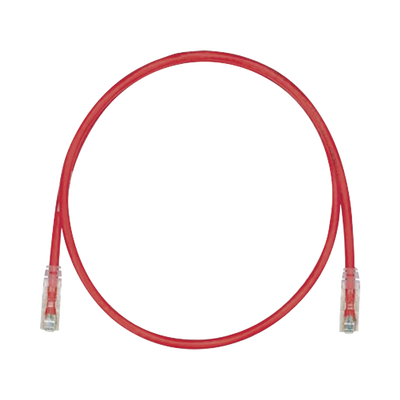 Cable de Parcheo TX6, UTP Cat6, 24 AWG, CM, Color Rojo, 100ft