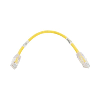 Cable de Parcheo TX6, UTP Cat6, 24 AWG, CM, Color Amarillo, 1ft