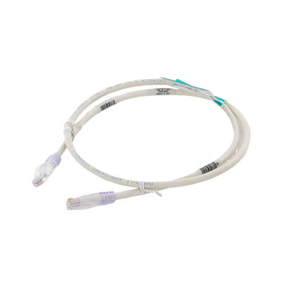Cable de Parcheo TX6, UTP Cat6, 24 AWG, CM, Color Blanco Mate, 3ft Cable de Parcheo TX6, UTP Cat6, 24 AWG, CM, Color Blanco Mate, 3ft