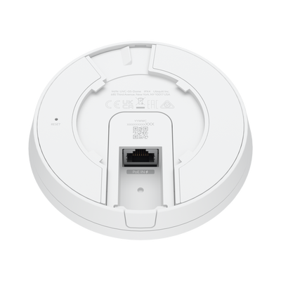 UniFi Protect Cámara G5 Dome para interior/exterior / 2K (4MPX), ángulo 102.4°, visión nocturna IR hasta 9 mts / detecciones inteligentes / audio bidireccional / resistente a la intemperie IPx4 / antivandálica IX08
