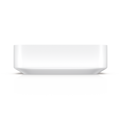 Router UniFi Ultra Express UX con WiFi 6, 1 puerto WAN GbE / 1 puerto GbE LAN. Administra hasta 4 dispositivos UniFi en modo Gateway, o funciona como AP, hasta 50 clientes