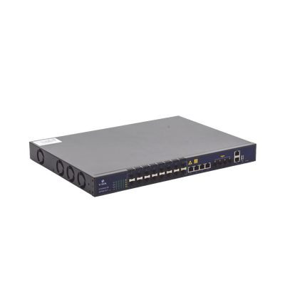 OLT de 16 puertos GPON con 8 puertos Uplink (4 puertos Gigabit Ethernet + 4 puertos SFP / puertos SFP+) hasta 2,048 ONUs OLT de 16 puertos GPON con 8 puertos Uplink (4 puertos Gigabit Ethernet + 4 puertos SFP / puertos SFP+) hasta 2,048 ONUs