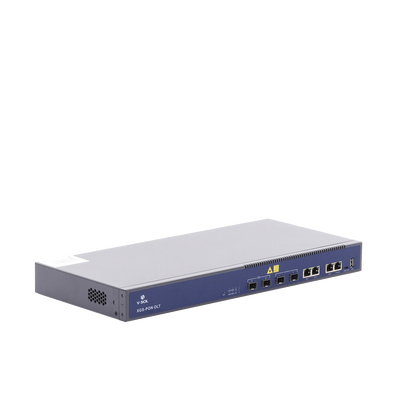 OLT Dual de 2 Puertos XGSPON/GPON / 4 Puertos Uplink (2 Puerto Gigabit RJ45 + 2 Puertos SFP/SFP+) / Hasta 512 ONUs