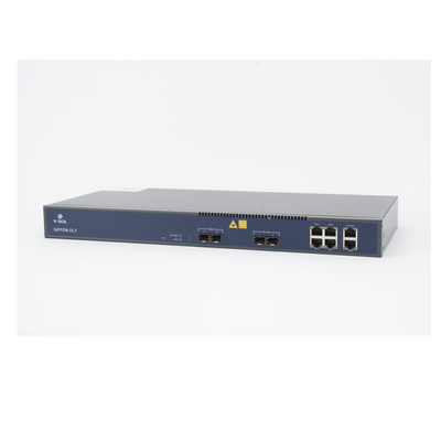 OLT de 2 puertos EPON con 6 puertos Uplink (4 puertos Gigabit Ethernet + 2 puertos Gigabit Ethernet SFP/SFP+) / hasta 128 ONUS