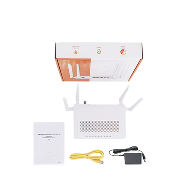 ONU Dual GPON/EPON / Wi-Fi Doble Banda 2.4 y 5 GHz / Soporta MESH / 2 Puertos Gigabit / 1 Puerto PON SC/APC / 1 puerto CATV / Hasta 1200 Mbps vía Wi-Fi