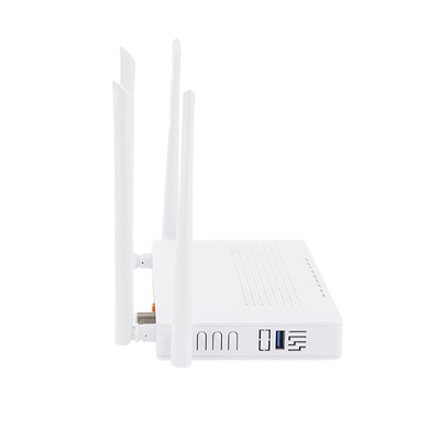 ONU Dual GPON/EPON / Wi-Fi Doble Banda 2.4 y 5 GHz / Soporta MESH / 2 Puertos Gigabit / 1 Puerto PON SC/APC / 1 puerto CATV / Hasta 1200 Mbps vía Wi-Fi