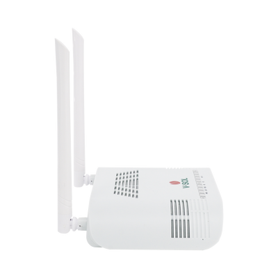 ONU Dual G/EPON con Wi-Fi en 2.4 GHz + 1 puerto LAN Gigabit + 1 puerto LAN Fast Ethernet, hasta 300 Mbps vía inalámbrico