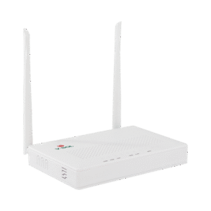 ONU Dual G/EPON con Wi-Fi en 2.4 GHz + 4 puertos LAN Gigabit, hasta 300 Mbps vía inalámbrico