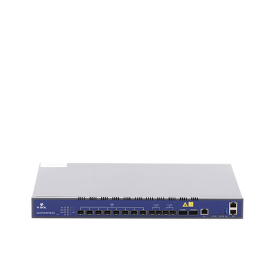 OLT Combo de 8 Puertos XGSPON/GPON / 7 Puertos Uplink (1 Puerto RJ45 + 4 Puertos SFP28 + 2 Puertos QSFP28) / Hasta 2,048 ONUs