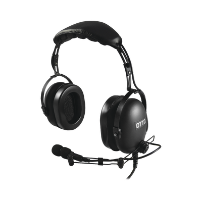 Diadema Heavy Duty sobre la cabeza para KENWOOD NX-340/320/420, TK-3230/3000/3402/3312/3360/3170