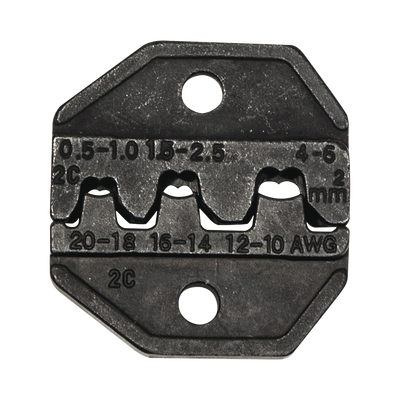 Matriz Ponchadora, Terminales sin Aislamiento o de Cilindro Abierto, 10-20 AWG. Compatible con Pinza Ponchadora VDV200-010 Matriz Ponchadora, Terminales sin Aislamiento o de Cilindro Abierto, 10-20 AWG. Compatible con Pinza Ponchadora VDV200-010