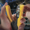 Ponchadora/Pelacables/Cortacables con Matraca para Conectores Pass-Thru RJ45