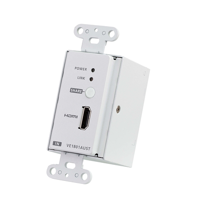 Transmisor HDMI | 4K a 40 metros | HDBaseT-Lite con placa de pared estadounidense/PoH Transmisor HDMI | 4K a 40 metros | HDBaseT-Lite con placa de pared estadounidense/PoH