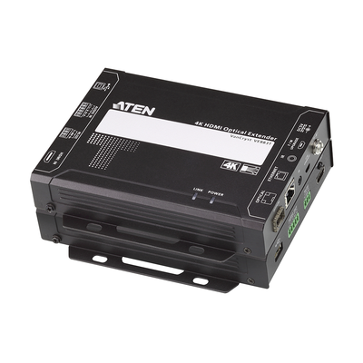 Extensor de Video HDMI | Fibra Óptica SM | Resolución 4K | 10Km | Audio Estéreo, Infrarrojo, RS232 | USB 2.0