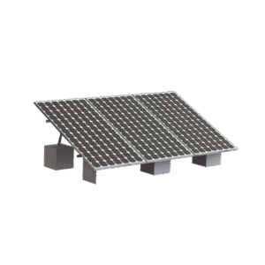 Montaje para 3 Panel Solar, Riel "8" de 4050mm para Módulos con Espesor de 35mm, Velocidad de Viento Máx. 136km/h (20° a 45°) Montaje para 3 Panel Solar, Riel "8" de 4050mm para Módulos con Espesor de 35mm, Velocidad de Viento Máx. 136km/h (20° a 45°)