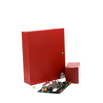 Panel Hibrido de incendio e intrusión, soporta tres métodos de expansión, cableada, inalámbrica y Vplex dos particiones de 8 a 128 zonas