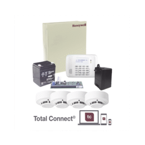 Kit de Panel de Alarma VISTA48LA con Gabinete, Batería y Transformador / 4 Sensores de humo Kit de Panel de Alarma VISTA48LA con Gabinete, Batería y Transformador / 4 Sensores de humo